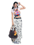 Black & White Wide Pants