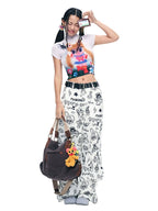 Black & White Wide Pants