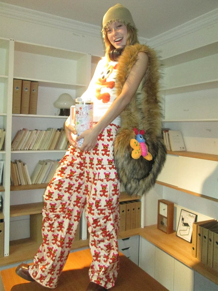 Red Bear Cargo Pants