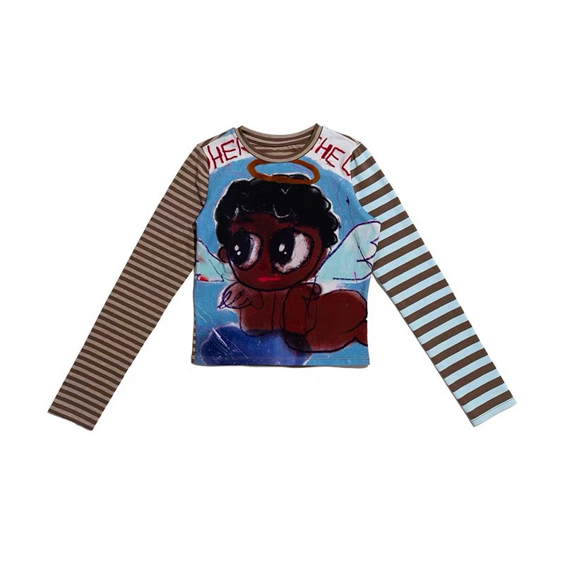 Striped Angel Long Sleeve