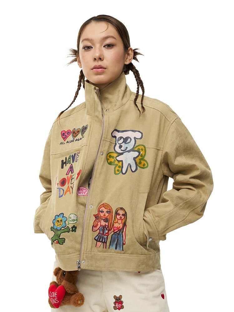 Khaki Washed Jacket