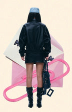 Artist Graphic Leather Jacket