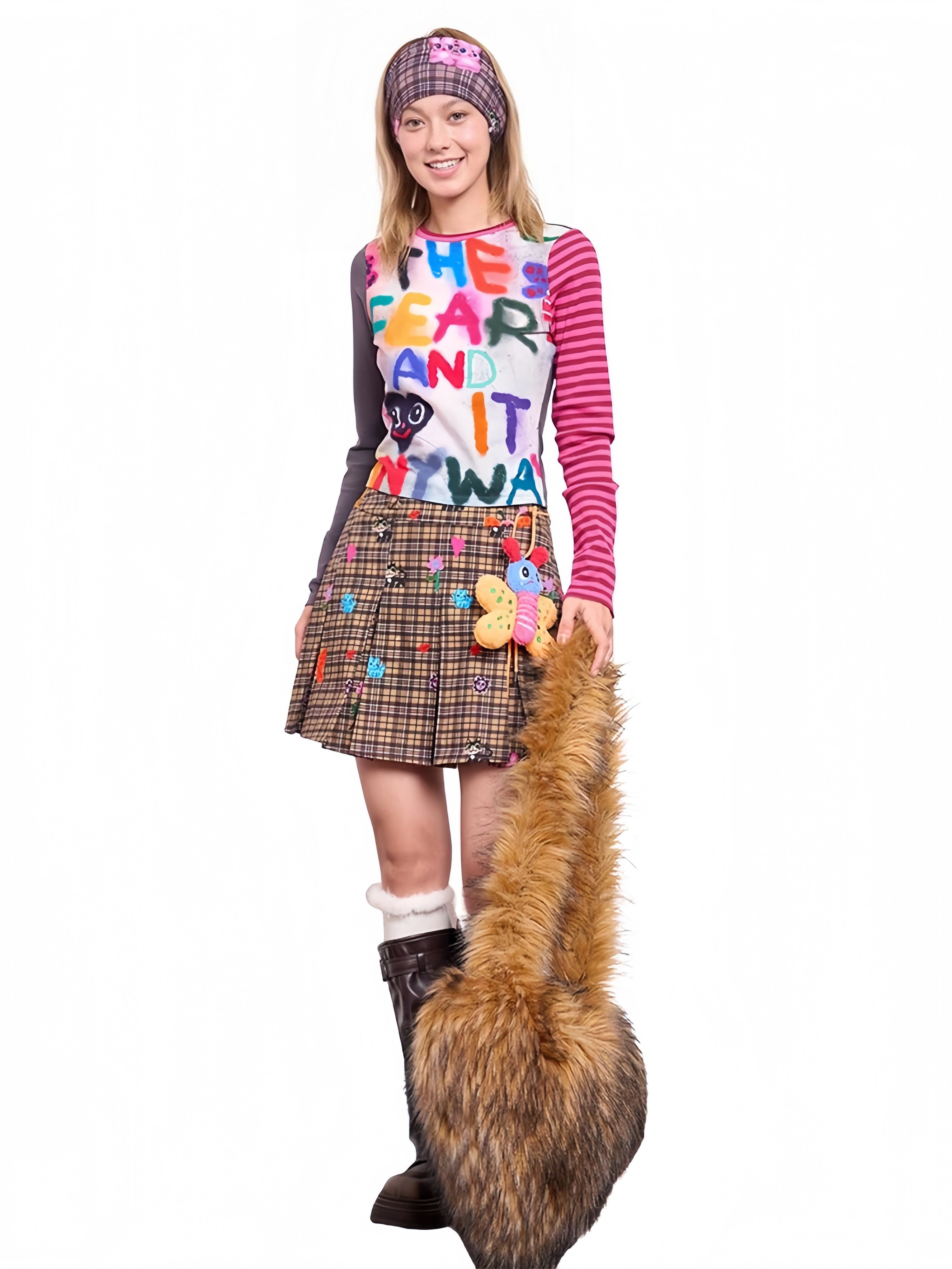 Colorblock Sleeve Long Tee