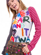 Colorblock Sleeve Long Tee