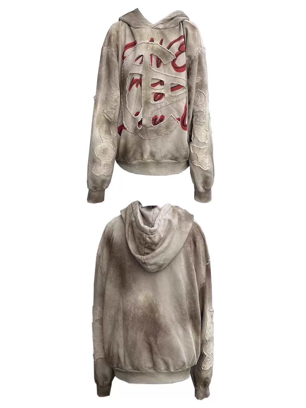 Heavyweight Distressed Hoodie