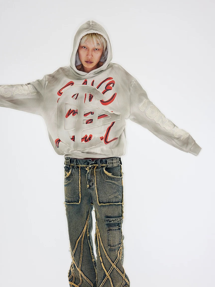 Heavyweight Distressed Hoodie