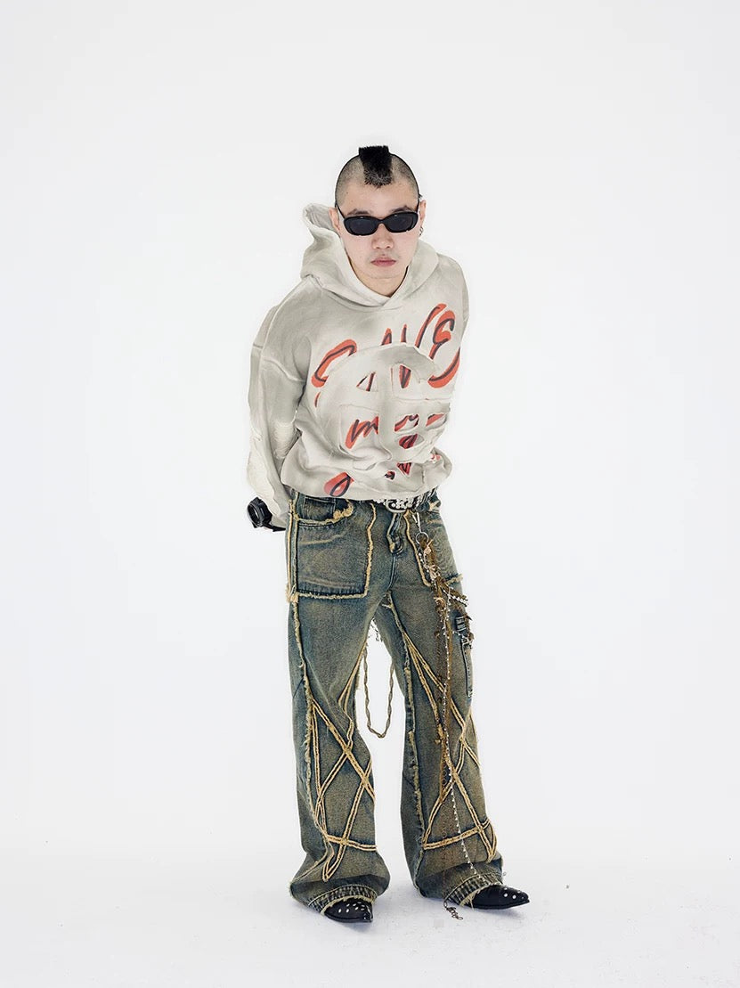 Heavyweight Distressed Hoodie