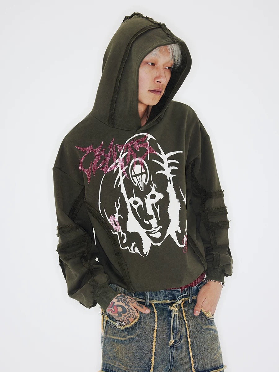 Dragon Print Hoodie