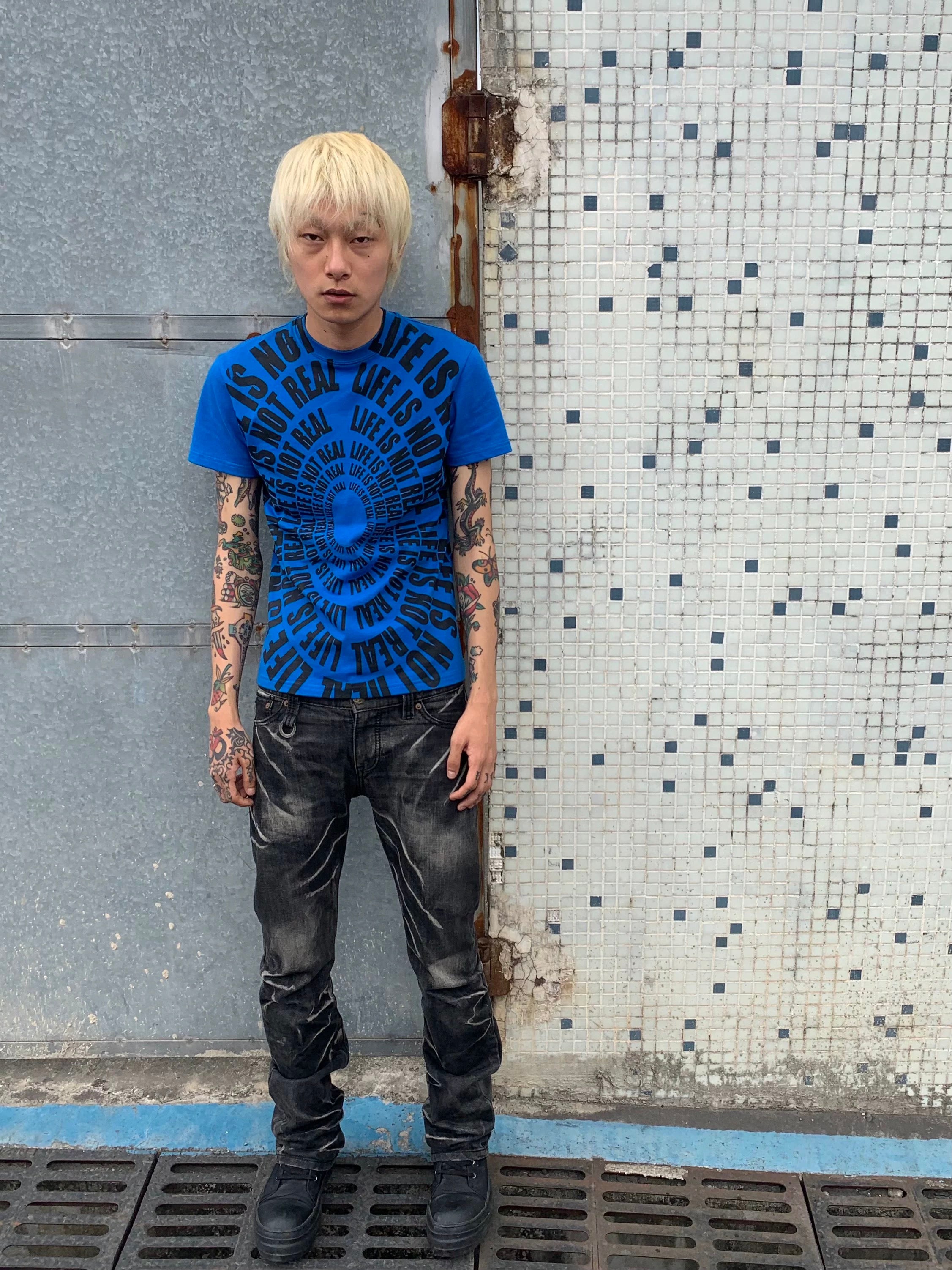Blue Slim-Fit Top