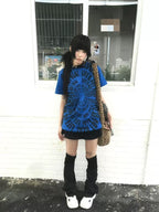 Blue Slim-Fit Top