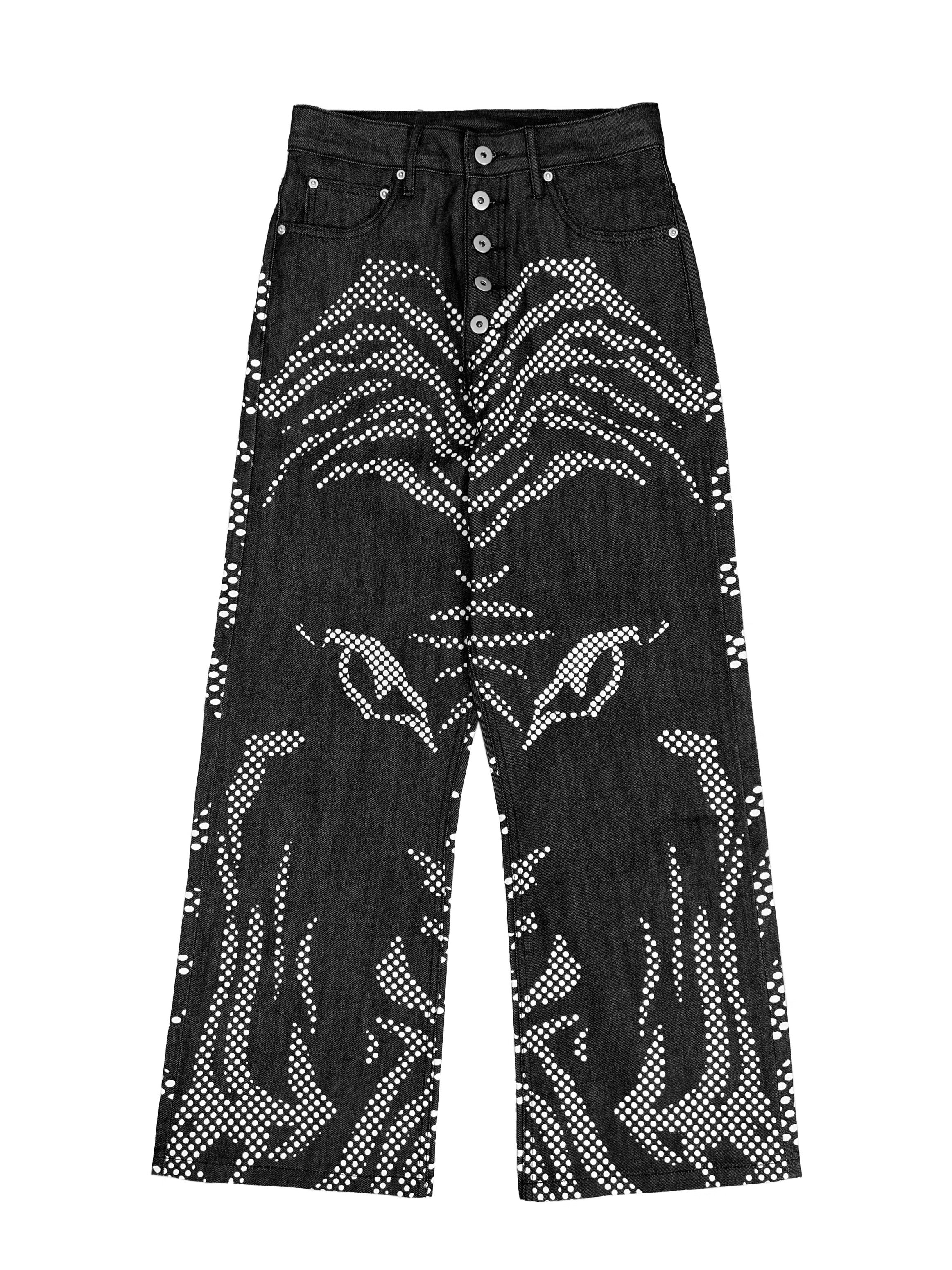 Polka Dot Tiger Jeans