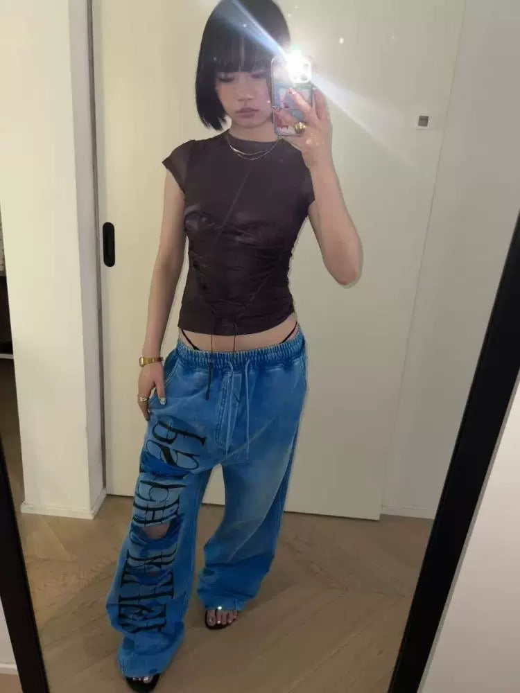 Graphic Wash Joggers