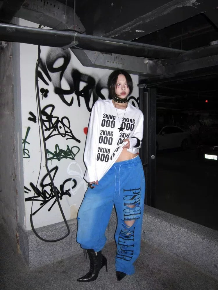 Graphic Wash Joggers