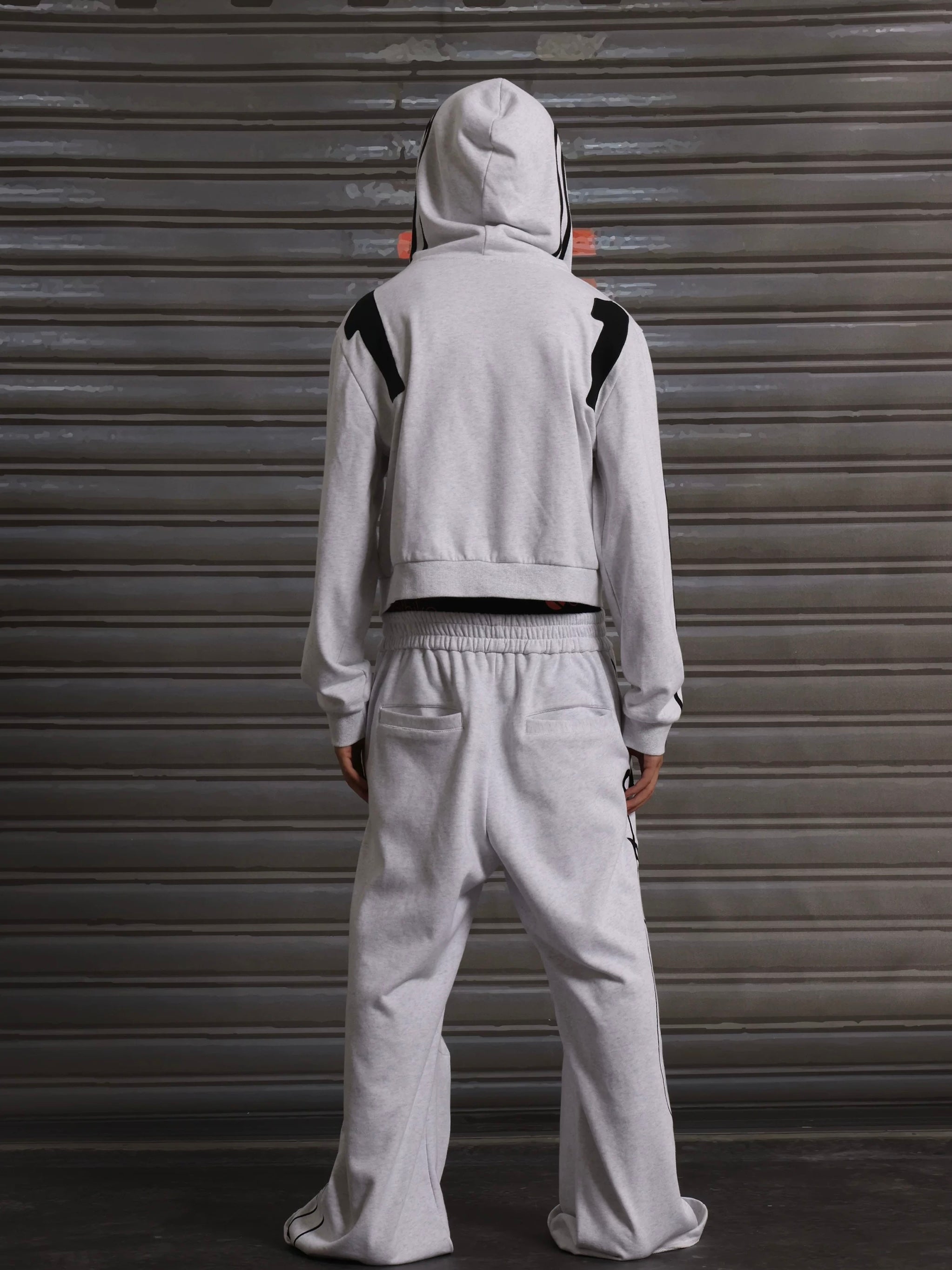 Patchwork Zip Hoodie