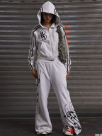 Patchwork Zip Hoodie