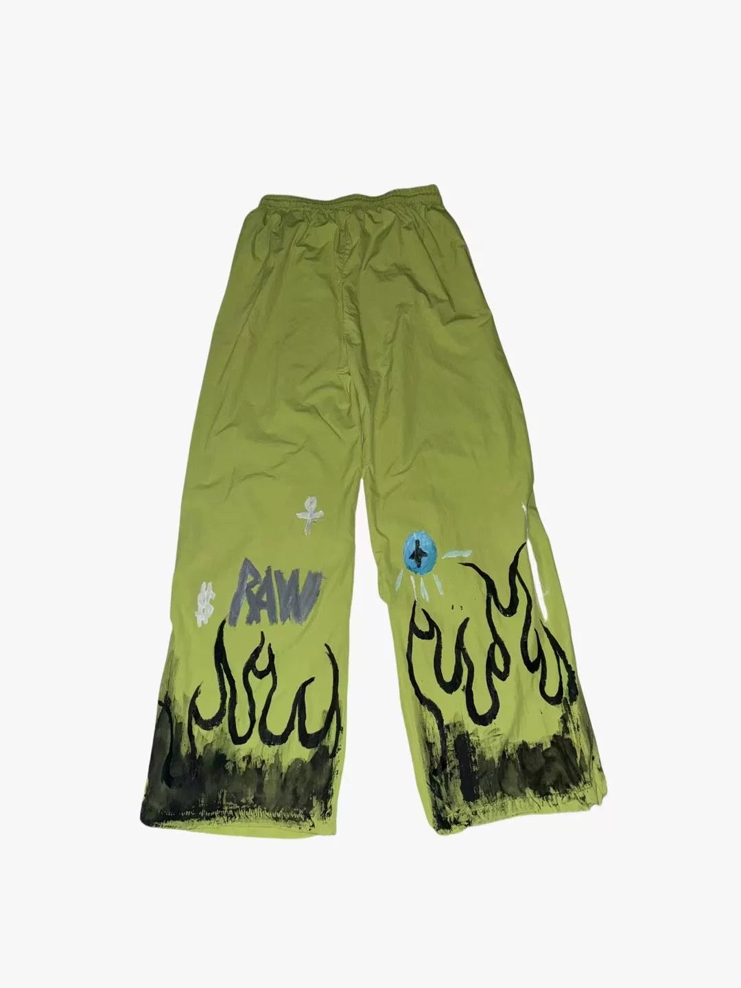 Hand-Drawn Graphic Pants
