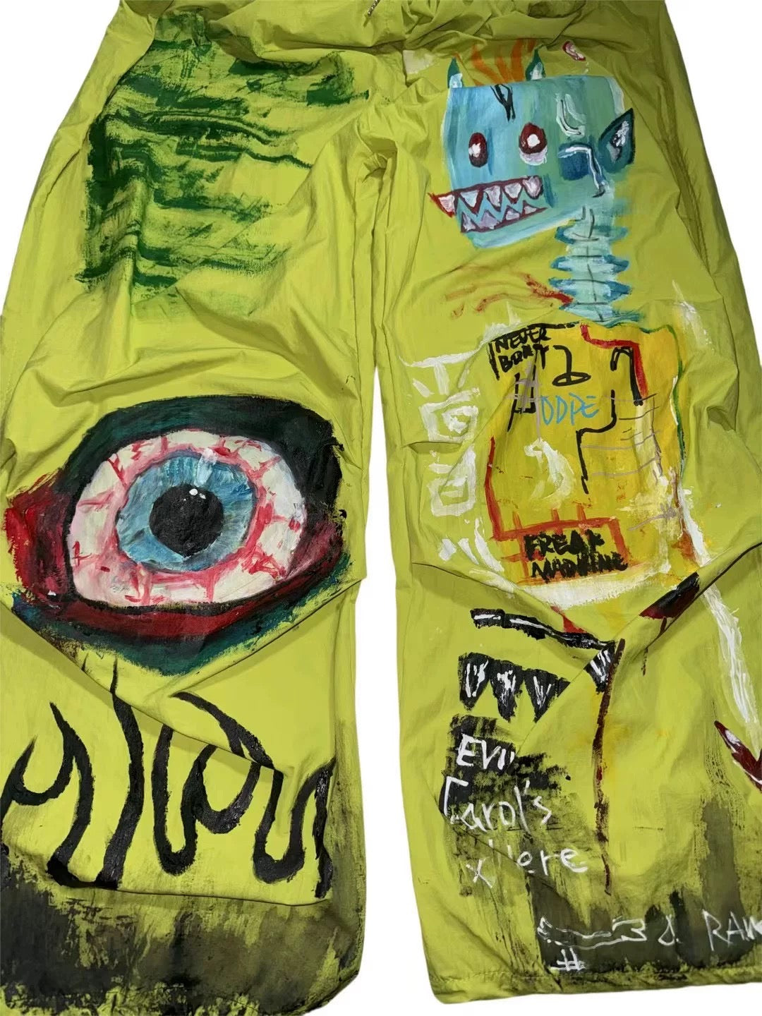 Hand-Drawn Graphic Pants