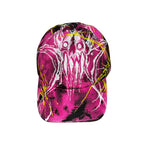 Hand-Drawn Pink Cap