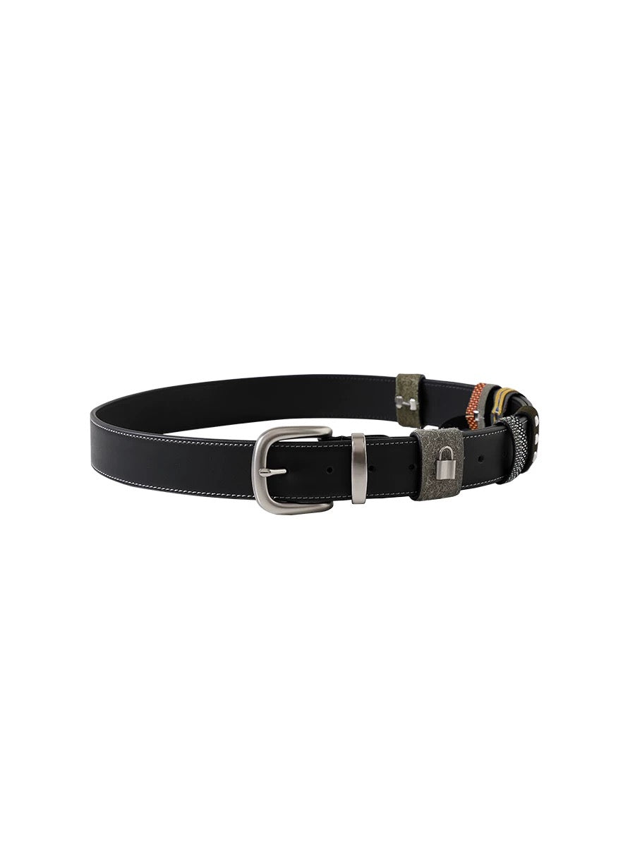 Studded Block Belt