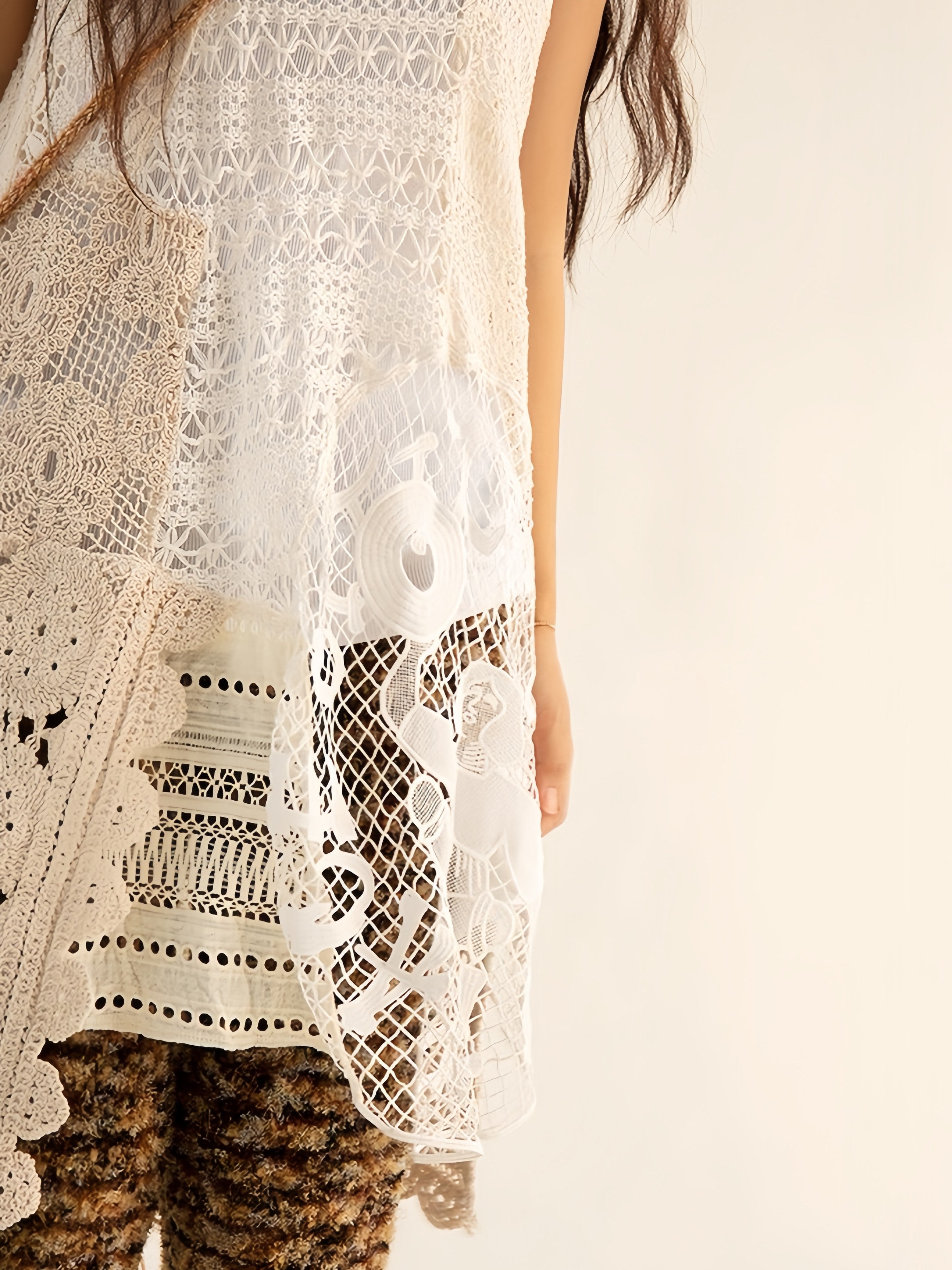 Lace Trim Tank Top