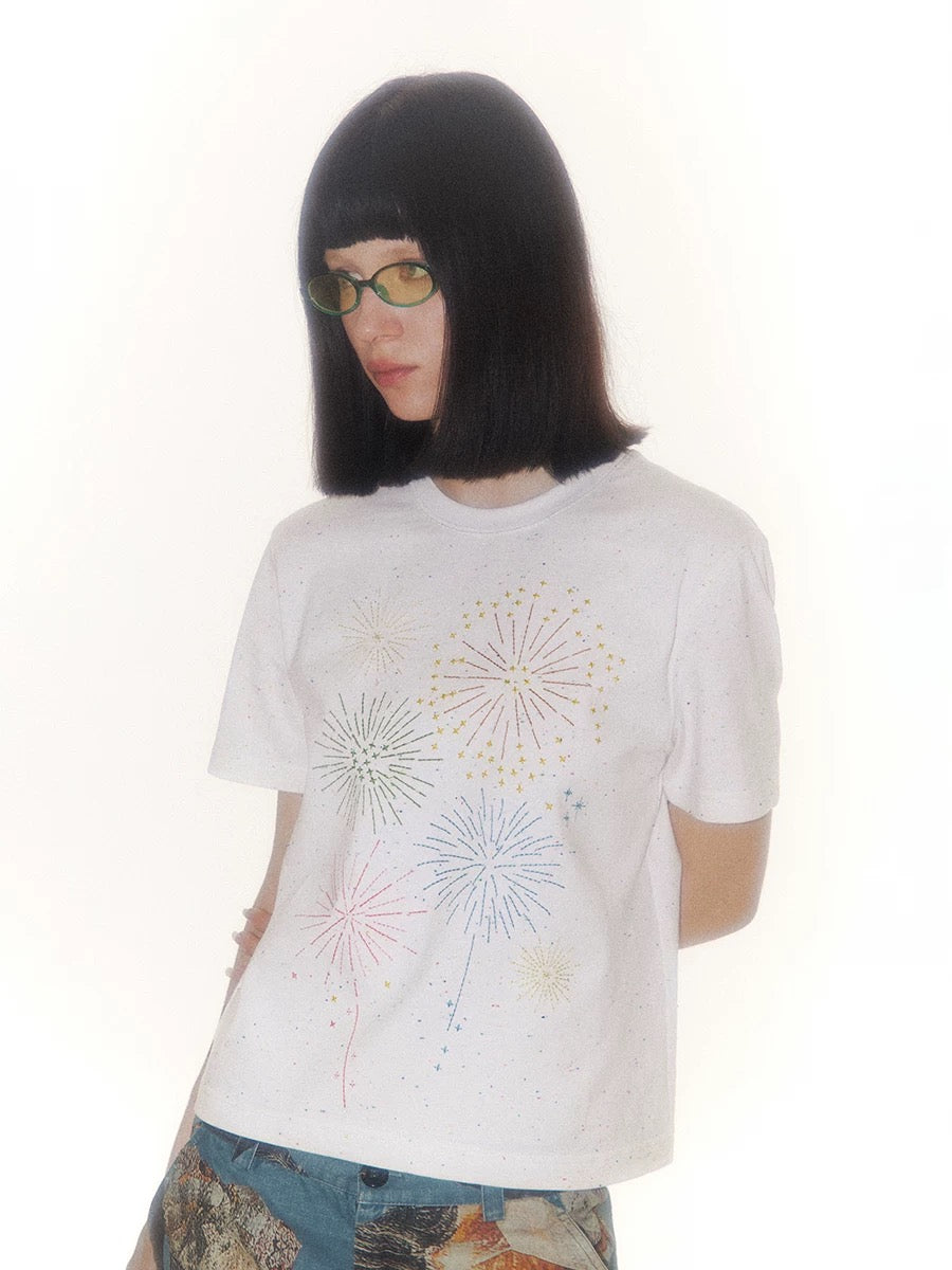 Firework Graphic Shirt