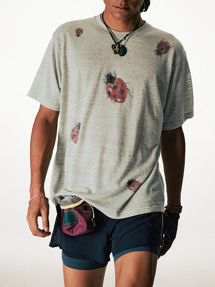 Ladybug Print Tee