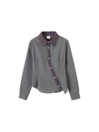 Textured Irregular Shirt