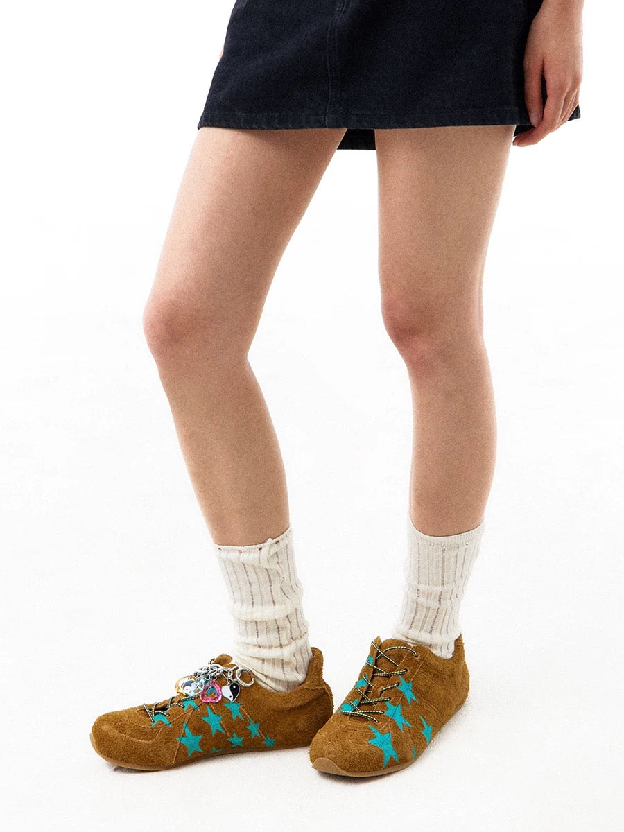 Light Brown Star Trainers