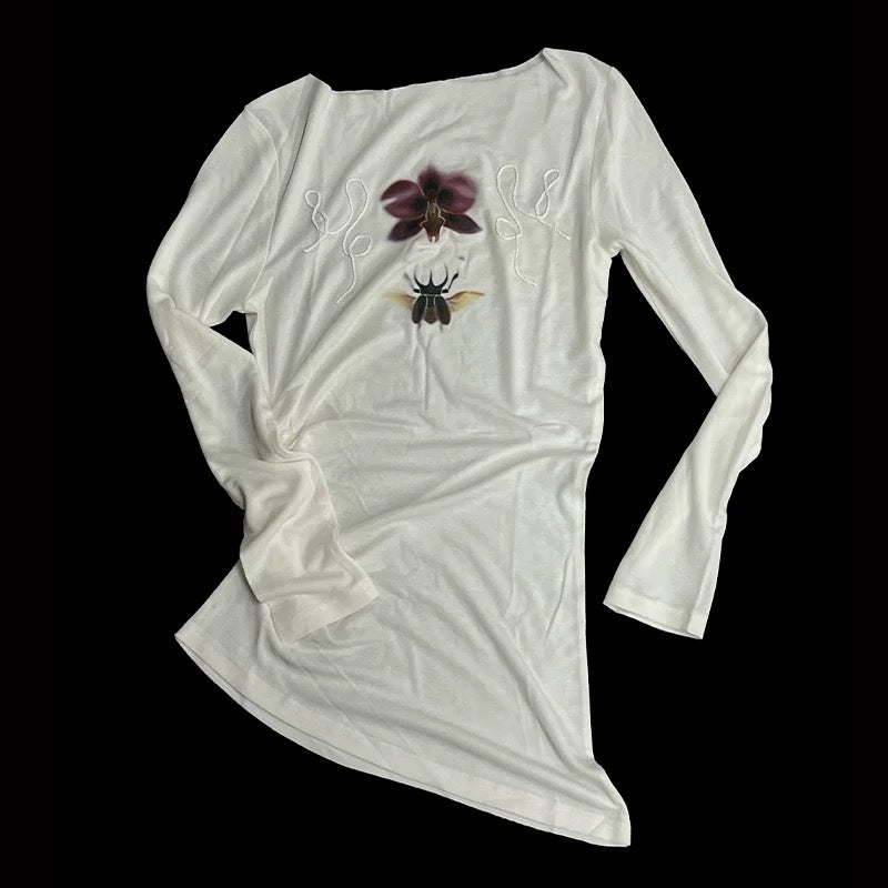Beetle Print Top