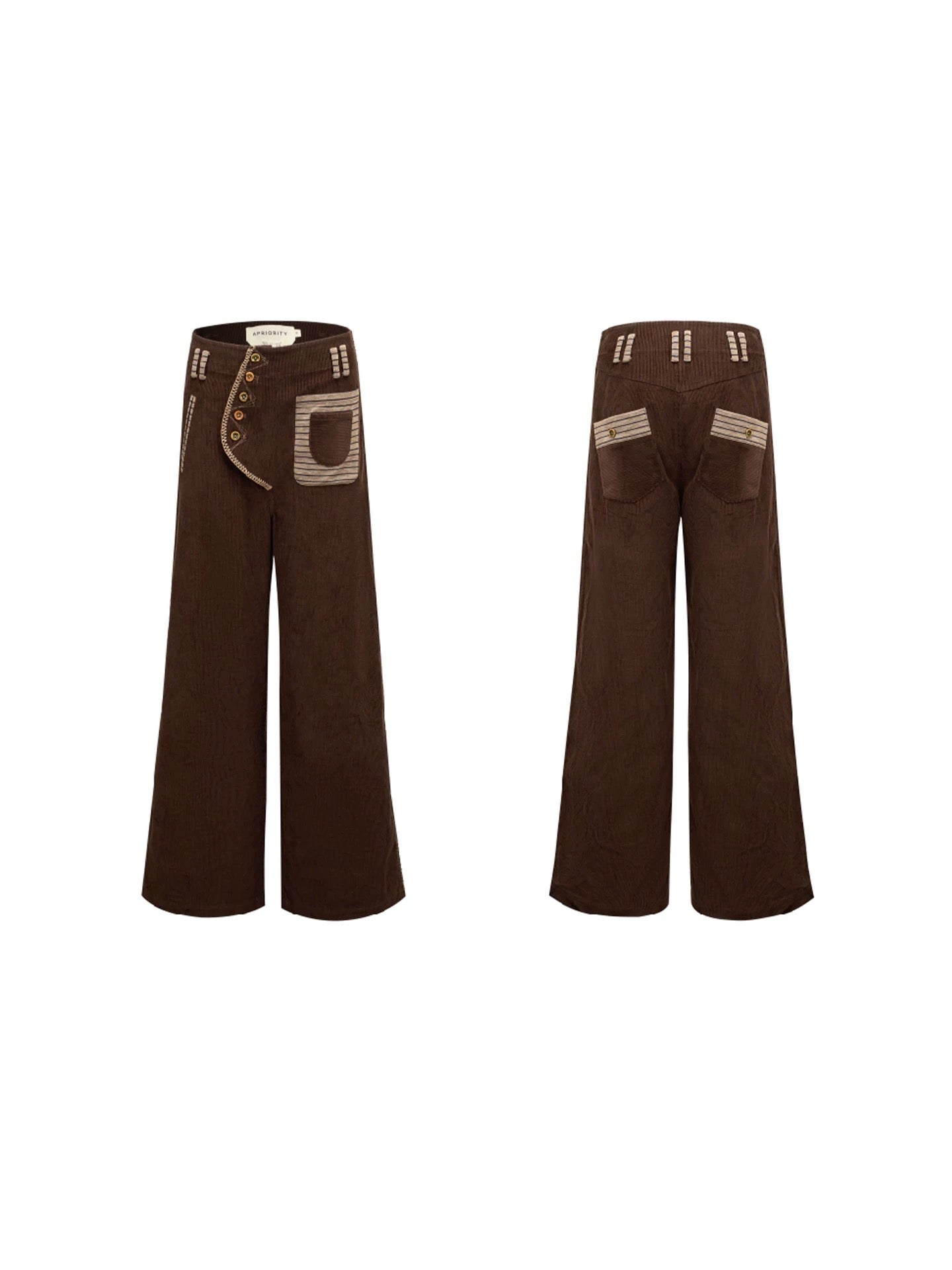 Mid-Rise Utility Trousers