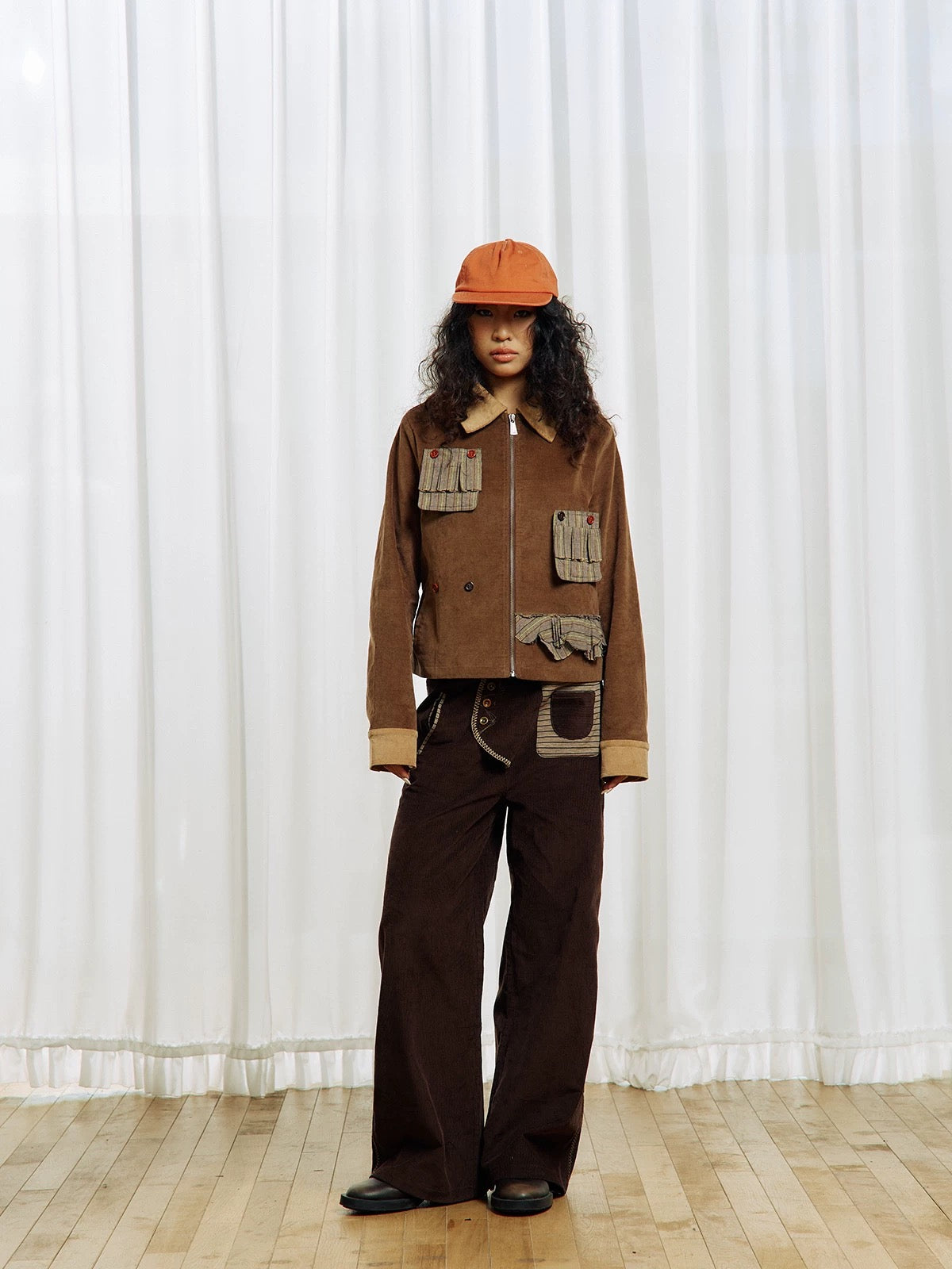 Mid-Rise Utility Trousers