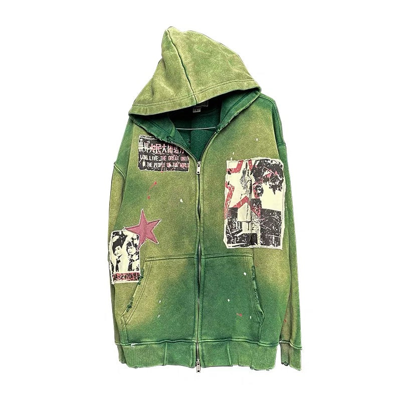 Remake Green Hoodie