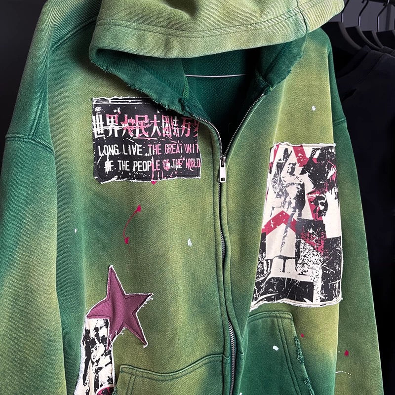 Remake Green Hoodie