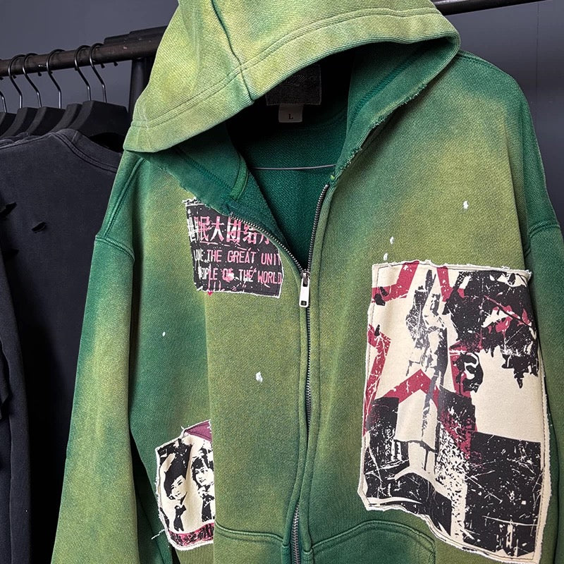 Remake Green Hoodie