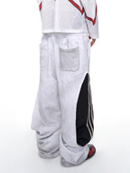 Double-Layer Wide Pants