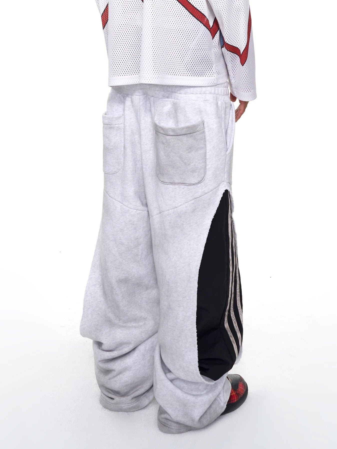 Double-Layer Wide Pants