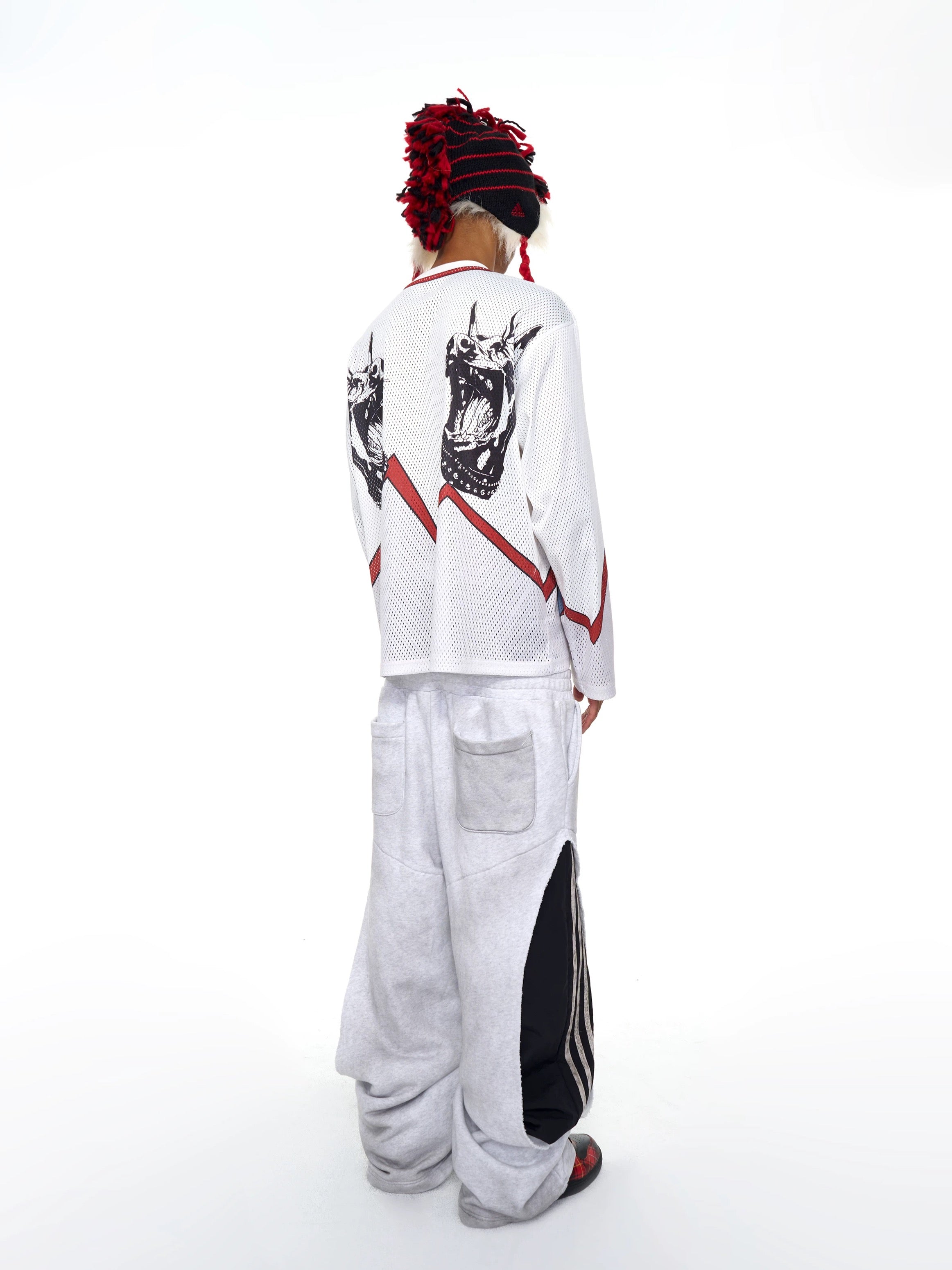 Double-Layer Wide Pants