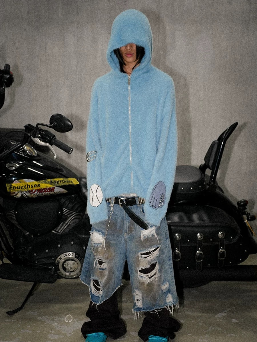 Cartoon Stitch Zip-Up