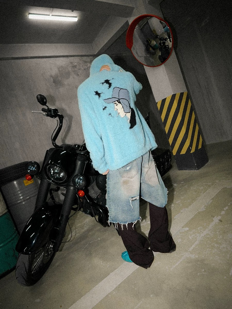 Cartoon Stitch Zip-Up