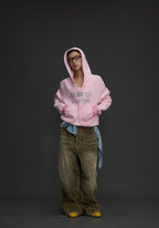 Fighter Print Hoodie