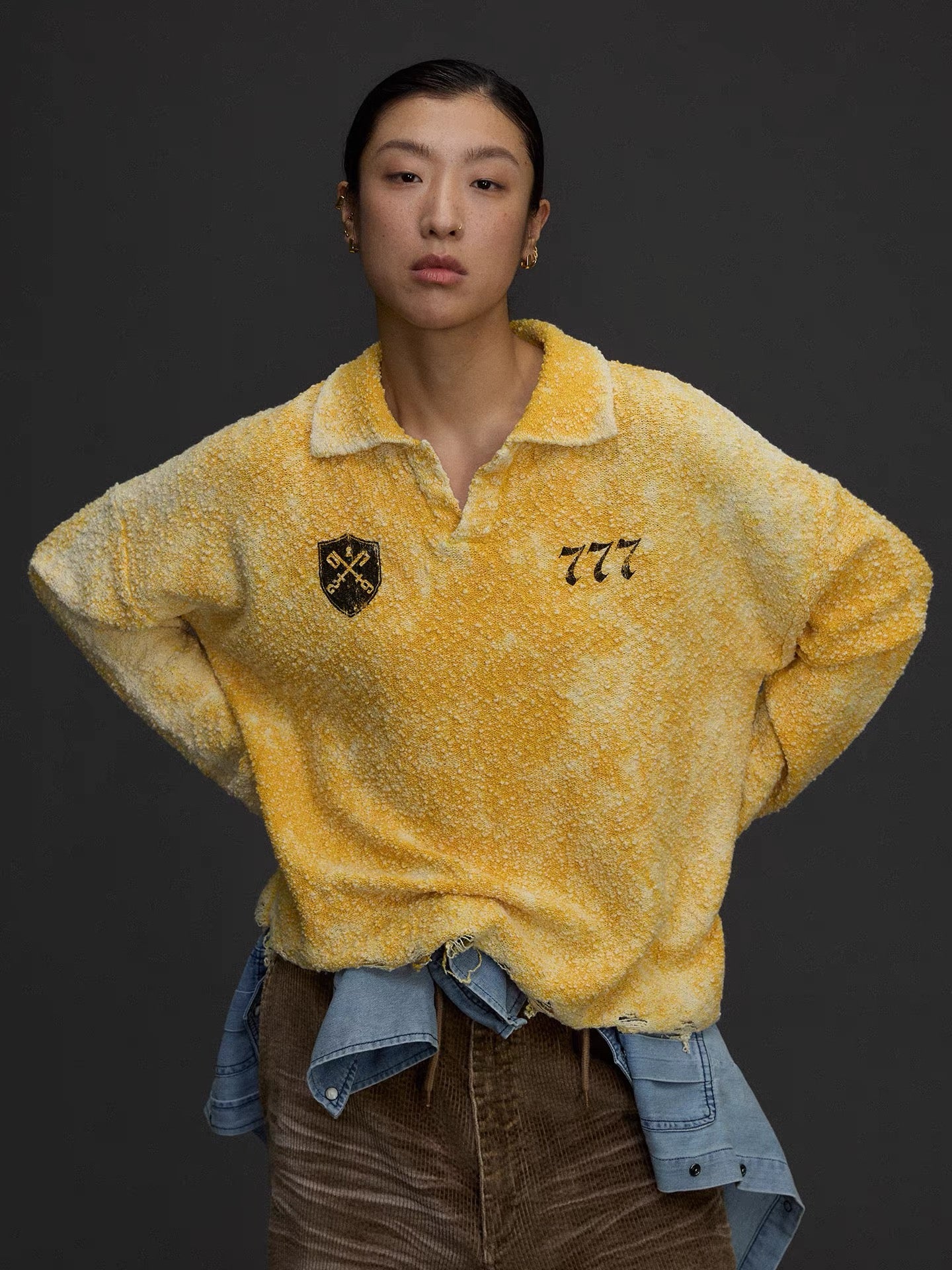 Grainy Washed Sweater