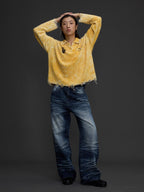 Grainy Washed Sweater