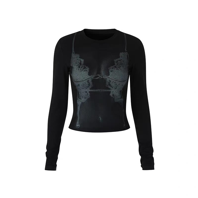 Bra Print Top
