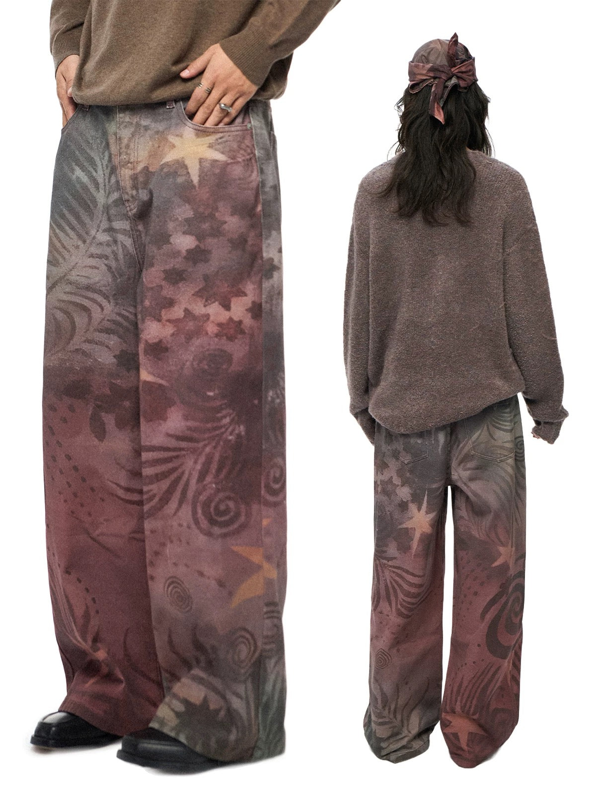 Plant Graphic Trousers