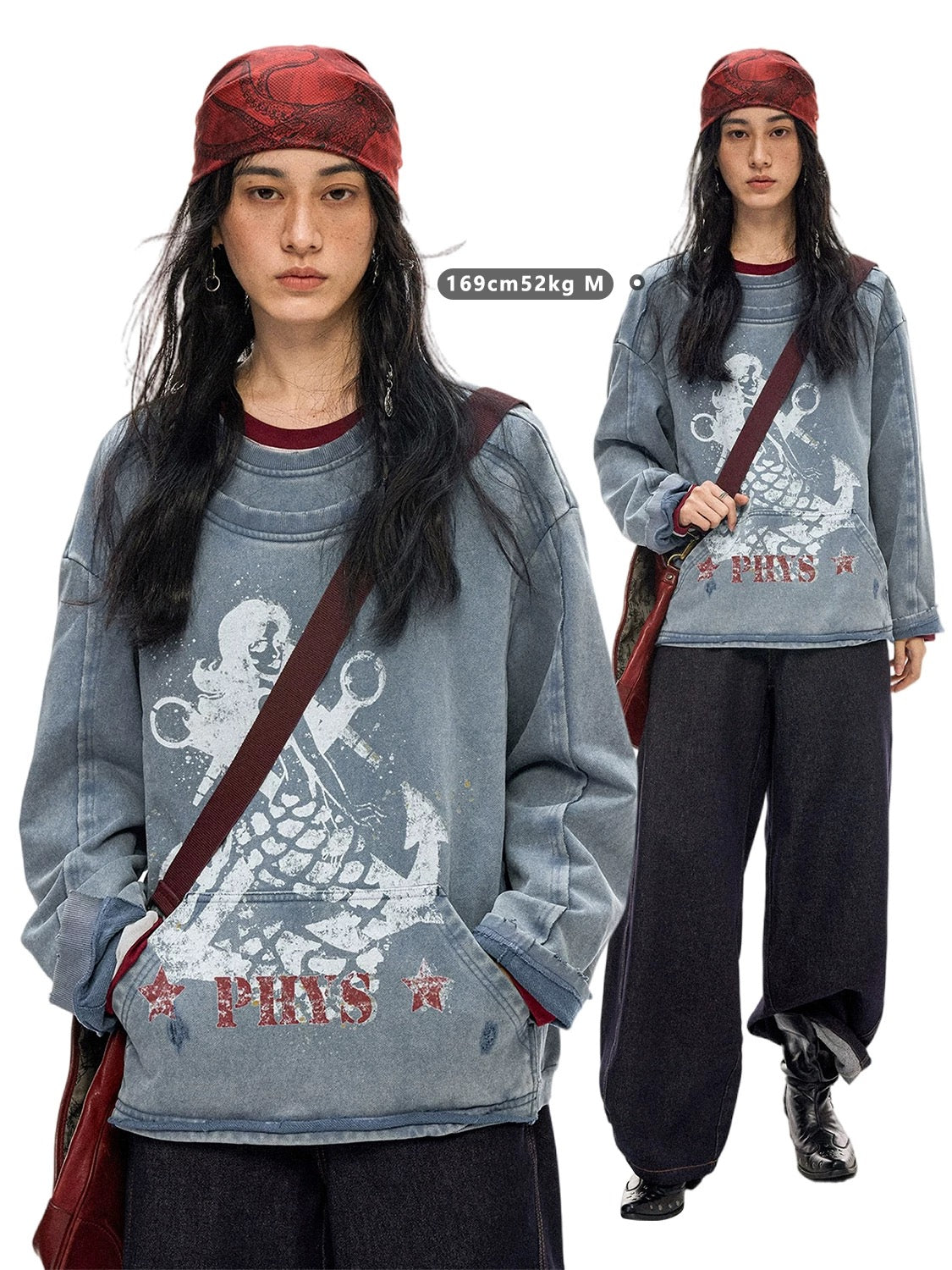 Vintage Deconstructed Sweatshirt