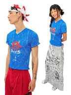 Alien Print Stretch Tee
