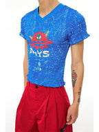 Alien Print Stretch Tee