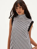 Monochrome Stripe Dress