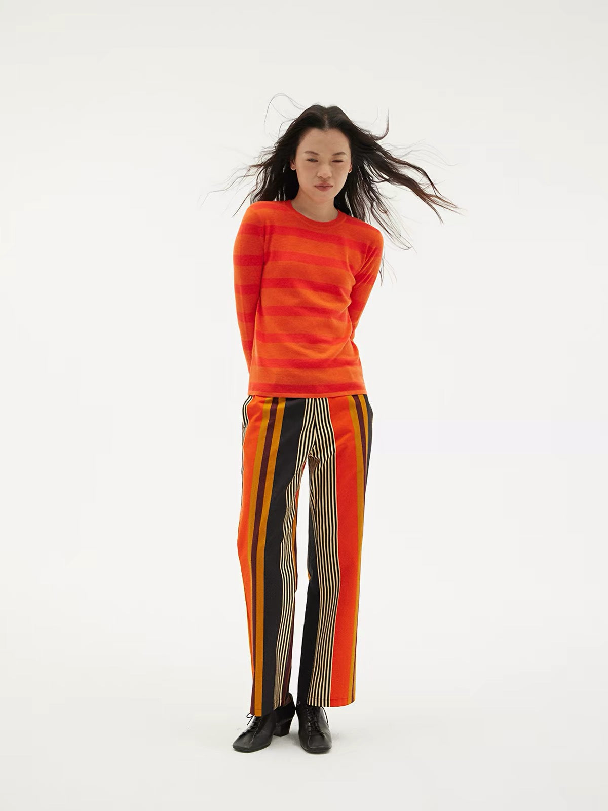 Indie Stripe Wide Pants