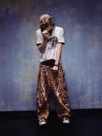 Layered Waist Tiger Trousers